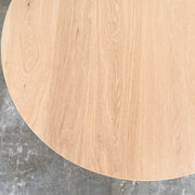 Juxtaposition Home Round Oak Coffee Table