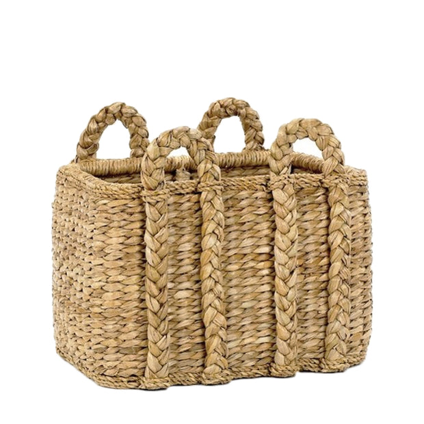 Small Woven Rectangular Basket