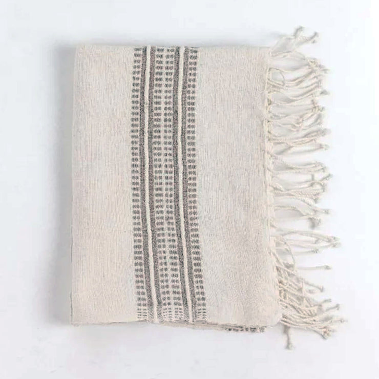 Bold Stripe Cotton Hand Towel