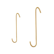 Long Brass J Hook