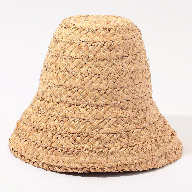 Petite Straw Bucket Hat