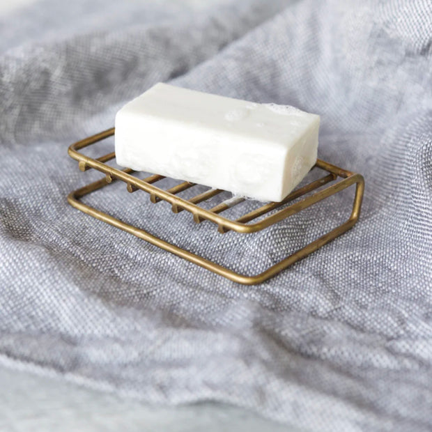 Simple Brass Soap Stand