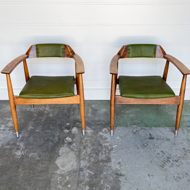 Vintage Pair Of Desk Chairs