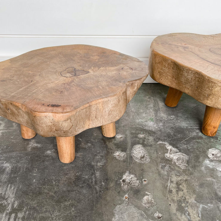 Pair Of Petite Wood Tables