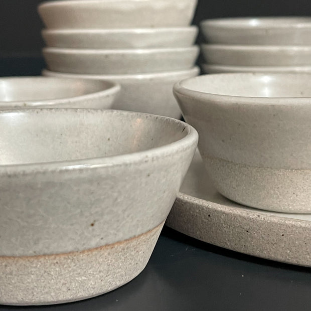 Petite Grey Stoneware Bowls