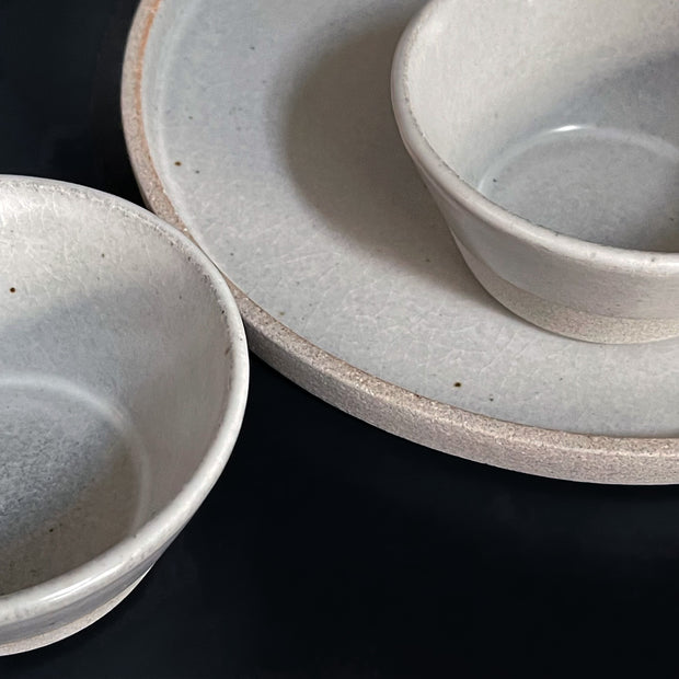 Petite Grey Stoneware Bowls