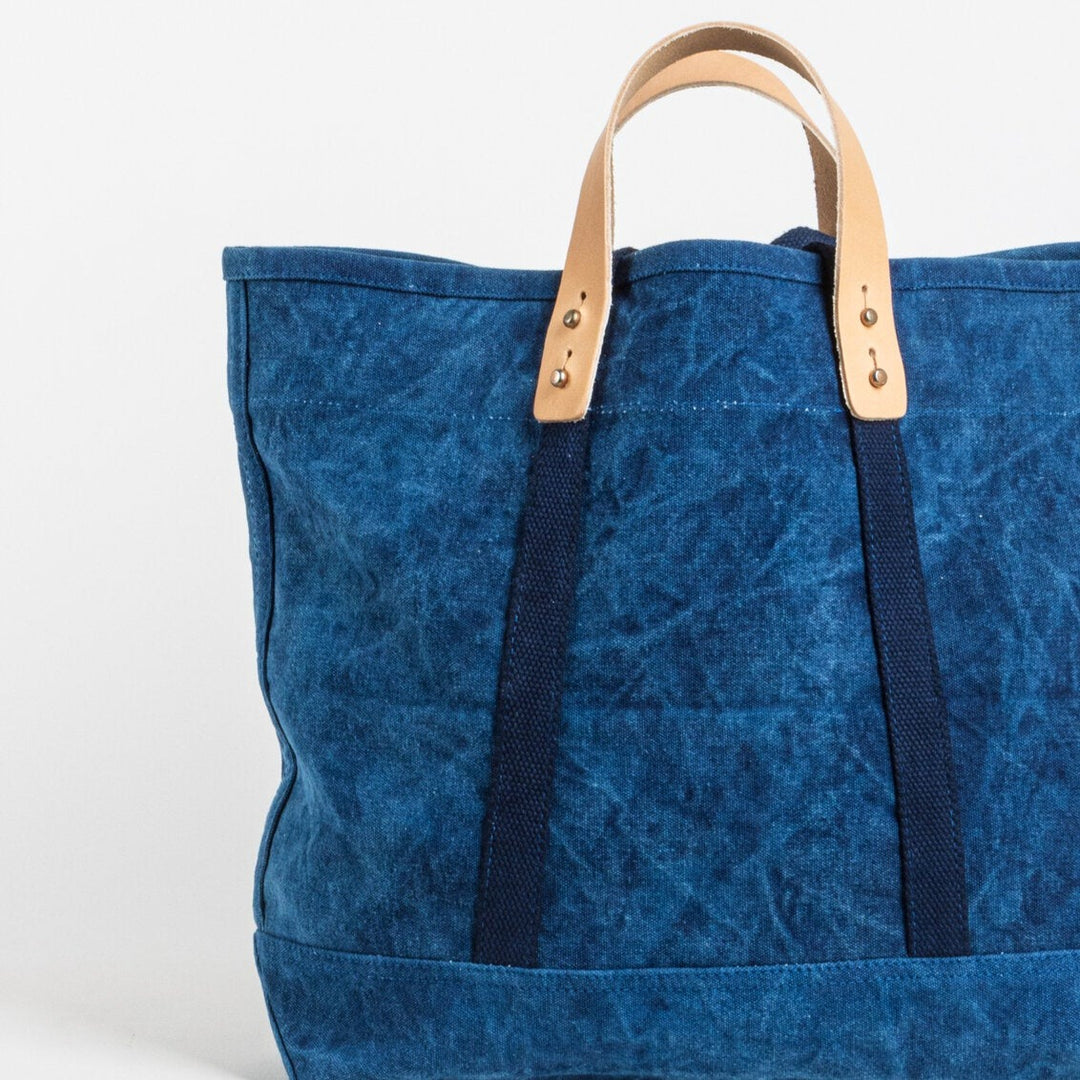 Small Canvas Tote | Indigo – Juxtaposition Home