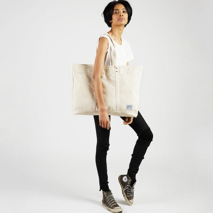 Large Canvas Tote | Natural