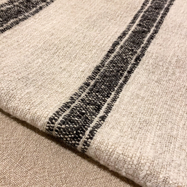 Belgian Linen Throw | Charcoal Grey