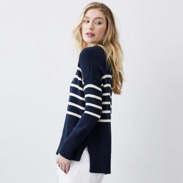The Stripe Crewneck Sweater